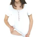 Hvide Schiesser Pyjamas Størrelse XL til Damer 