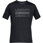 Sorte Under Armour T-shirts med rund hals i Bomuld med rund udskæring Størrelse XL til Herrer på udsalg 