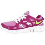 Unisex Sportschuhe für Kinder von Nike, Free Run 2 (GS), Pink - Rosa / Grün - Größe: 35.5
