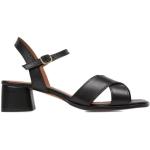 Sommer Sandaler med hæl i Læder med rem Hælhøjde 5 - 7 cm Størrelse 40 til Damer 