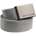 Urban Classics Unisex Adult Canvas Belt - Belt, buckle belt, coupling belt. grey
