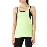 Urban Classics TB462 Damen Sport T-Shirt Ladies Loose Burnout Tanktop gelb (Neonyellow) Large