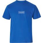 Blå Klassiske Vans Classic Økologiske Bæredygtige T-shirts med tryk i Bomuld med rund udskæring Størrelse XL til Herrer 