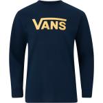 Blå Klassiske Vans Classic Langærmede t-shirts i Bomuld Med lange ærmer Størrelse XL til Herrer 