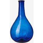 Blå Violetta Glasvaser i Glas på udsalg 
