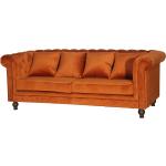 Orange Sofaer til 3 Personer 