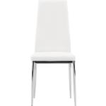 Hvide Spisebordsstole i Kunstlæder 2 stk 