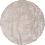 Sølvfarvede Kelim tæpper i Polyester 200 cm Ø