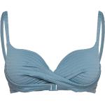 Blå Triumph Venus Elegance Push-up bikinier Størrelse XL til Damer 