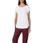 Hvide Vero Moda T-shirts med rund udskæring Størrelse XL til Damer på udsalg 