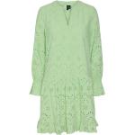 Grønne Vero Moda Aftenkjoler i Bomuld Med lange ærmer Størrelse XL til Damer på udsalg 