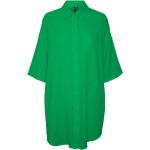 Grønne Vero Moda Skjortekjoler i Bomuld Størrelse XL til Damer på udsalg 