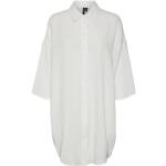 Hvide Vero Moda Skjortekjoler i Bomuld Størrelse XL til Damer på udsalg 