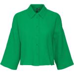 Grønne Vero Moda Crop toppe i Bomuld Størrelse XL til Damer på udsalg 