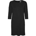 Sorte Vero Moda Aftenkjoler med rund udskæring Med 3/4 ærmer Størrelse XL til Damer på udsalg 
