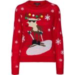 Røde Vero Moda Christmas Bluser Størrelse XL til Damer på udsalg 