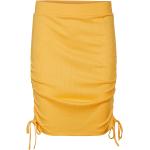 Gule Vero Moda Nederdele i Polyester Størrelse XL med Stretch til Damer på udsalg 