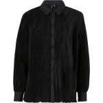 Sorte Vero Moda Langærmede skjorter Med lange ærmer Størrelse XL til Damer på udsalg 