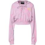 Pinke Versace Jeans Sweatshirts i Fleece Størrelse XL til Damer på udsalg 