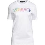 Hvide VERSACE Kortærmede t-shirts i Jersey med rund udskæring med korte ærmer Størrelse XL til Damer 