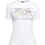 Hvide VERSACE Kortærmede t-shirts i Jersey med rund udskæring med korte ærmer Størrelse XXL til Damer 