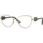 Guldfarvede VERSACE Damebriller Størrelse XL på udsalg 
