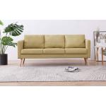 vidaXL 3-personers sofa i stof grøn