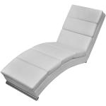 Hvide VidaXL Chaiselong sofaer i Kunstlæder ergonomiske 