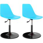 Blå VidaXL Spisebordsstole 2 stk 