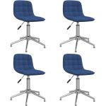 Blå VidaXL Spisebordsstole 4 stk 