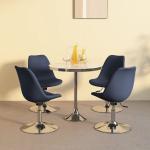 Blå VidaXL Spisebordsstole 4 stk 