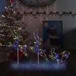 Flerfarvede VidaXL Lysfigure til jul Udendørs 
