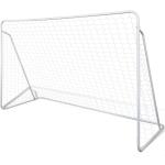 vidaXL fodboldmål med net i stål 240 x 90 x 150 cm høj kvalitet