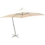 vidaXL hængende parasol 300 x 300 cm sandfarvet aluminiumsstang