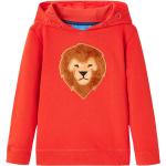 Røde VidaXL Sweatshirts til børn i Bomuld Størrelse 104 