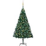 Grønne VidaXL Juletræer i Træ LED 