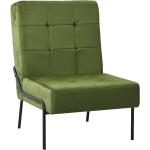 Lysegrønne VidaXL Lænestole i Fløjl ergonomiske 