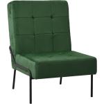 Mørkegrønne VidaXL Lænestole i Fløjl ergonomiske 