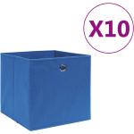 Blå VidaXL Opbevaringskasser 10 stk 