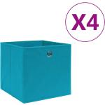 Babyblå VidaXL Opbevaringskasser 4 stk 