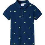 Marineblå VidaXL Kortærmede polo shirts til børn i Bomuld Størrelse 128 