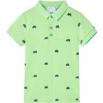 Neongrønne VidaXL Kortærmede polo shirts til børn i Bomuld Størrelse 92 