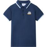 Mørkeblå VidaXL Kortærmede polo shirts til børn i Bomuld Størrelse 116 