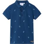 Mørkeblå VidaXL Kortærmede polo shirts til børn i Bomuld Størrelse 128 