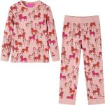 VidaXL Pyjamas til børn i Bomuld Størrelse 128 
