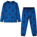 Petroleumsblå VidaXL Pyjamas til børn i Bomuld Størrelse 140 