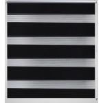 vidaXL Rullegardin i zebradesign 40 x 100 cm sort