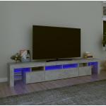 Grå Moderne VidaXL Tv-borde i Træ Med Lys 