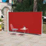 vidaXL Sidemarkise til terrasse 160x300 cm rød