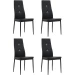 VidaXL Spisebordsstole i Kunstlæder ergonomiske 4 stk 